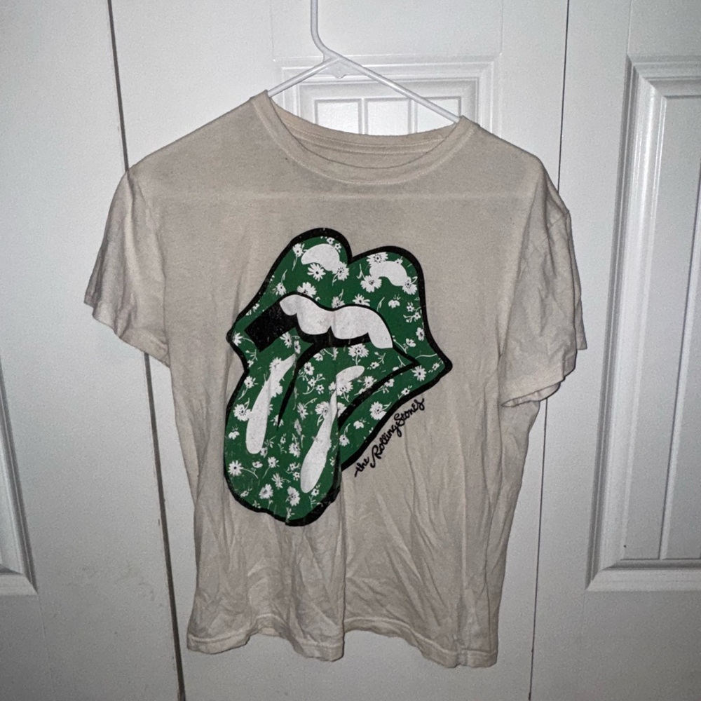 Rolling Stones Green Graphic Tee